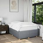 vidaXL Bedframe zonder matras 120x190 cm stof lichtgrijs, Verzenden, Nieuw