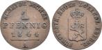 1 Pfennig 1844 A Reuss juengere Linie Lobenstein Ebersdor..., België, Verzenden
