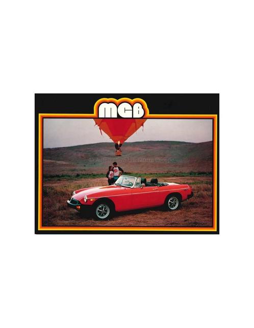 1978 MG MGB BROCHURE ENGELS, Boeken, Auto's | Folders en Tijdschriften, Ophalen of Verzenden