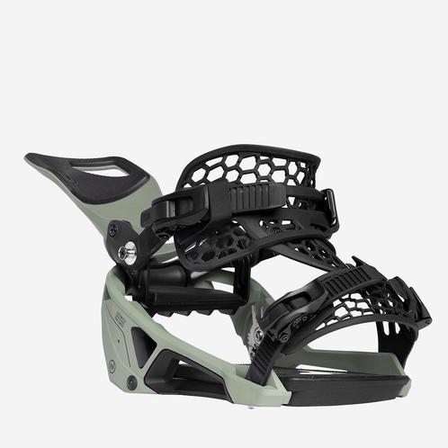 Nidecker Supermatic Black White Carbon | Step on binding, Sport en Fitness, Snowboarden, Bindingen, Nieuw, Ophalen of Verzenden