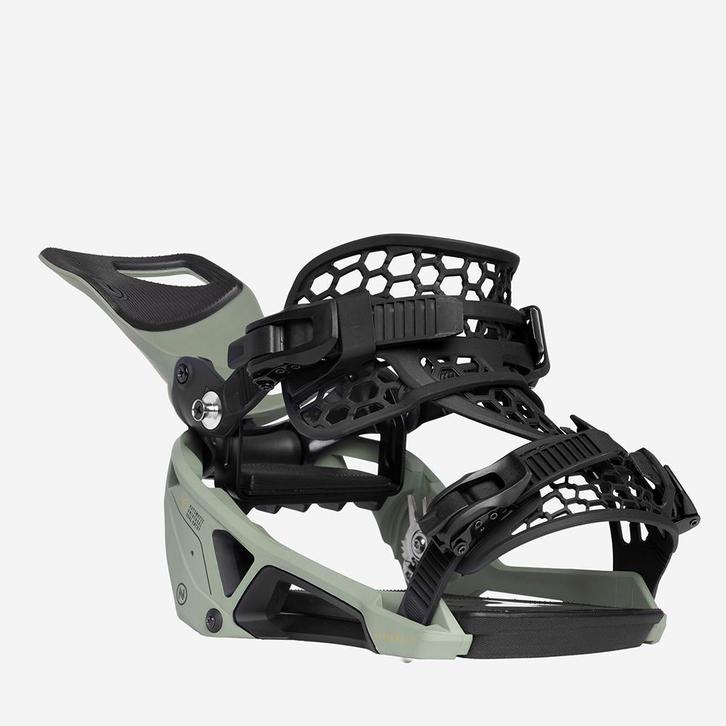 Nidecker Supermatic Black White Carbon | Step on binding, Sport en Fitness, Snowboarden, Bindingen, Nieuw, Ophalen of Verzenden