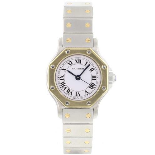 Cartier Santos 0907, Handtassen en Accessoires, Horloges | Dames, Verzenden