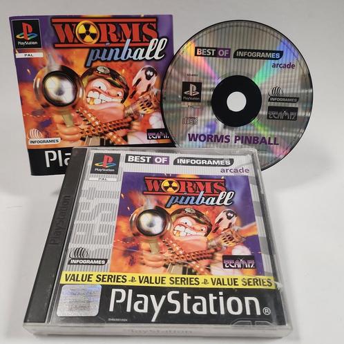 Worms Pinball Best of Playstation 1, Games en Spelcomputers, Games | Sony PlayStation 1, Zo goed als nieuw, Ophalen of Verzenden