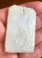 Calligraphie de poème - Néphrite - Chine - XXe siècle