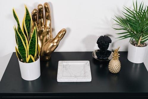 TM DESIGN - Pocket Emptier - Centre de table - Carrara blanc, Antiek en Kunst, Curiosa en Brocante