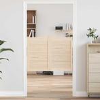 vidaXL Draaideuren louvredesign 1-paar 80x100 cm massief, Doe-het-zelf en Bouw, Verzenden, Nieuw