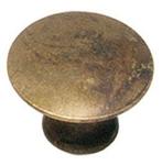 Intersteel knop glad rond 25 mm antiek, Nieuw, Overige materialen, Klink of Kruk