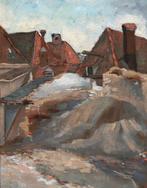 Victor Bauffe (1849-1921) - Huizen in het Duin, Antiek en Kunst