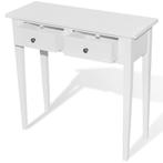 Bijzetkastje Wit 74cm | Retour Deal | 40% Korting, Verzenden, Nieuw, 50 tot 100 cm, Met lade(s)