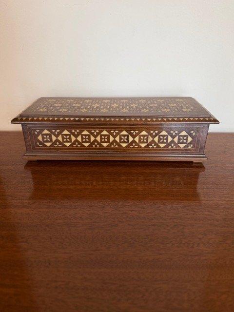 Sieradendoos - Hout, Been - Periode van Napoleon III, Antiek en Kunst, Antiek | Overige Antiek