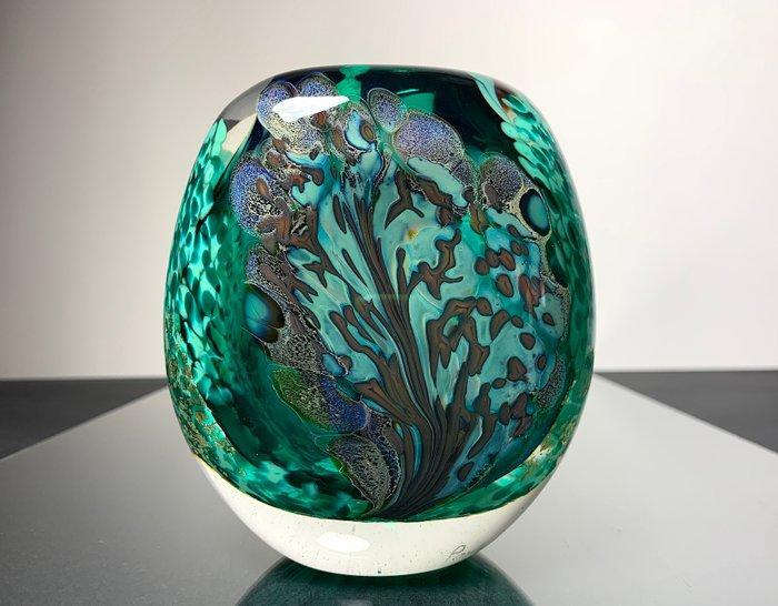 Maxence Parot - Vase - Vase unique couleurs opaline et Or -, Antiek en Kunst, Kunst | Designobjecten