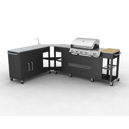 vidaXL Buitenkeuken Missouri 4 branders, Elektronische apparatuur, Overige elektronische apparatuur, Nieuw, Verzenden