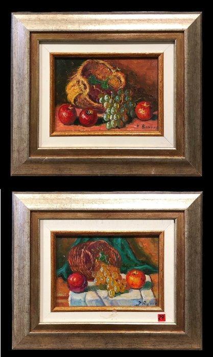 Jaime Borrell (1948) - Le Panier du Vigneron / Le Panier du, Antiek en Kunst, Kunst | Schilderijen | Klassiek