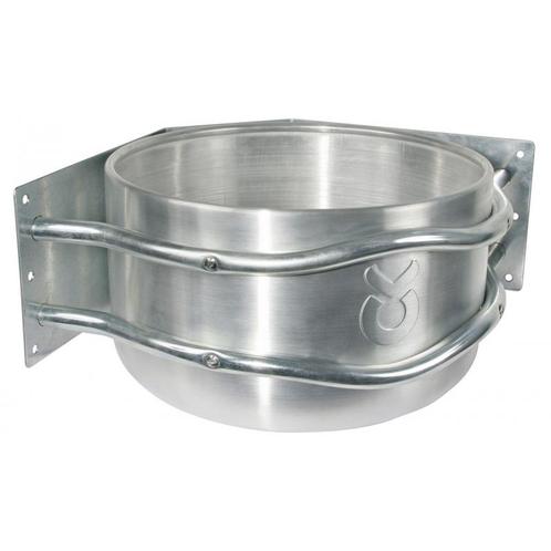 Voedertrog aluminium, ca. 18l, - voor hoekmontage, met, Dieren en Toebehoren, Stalling en Weidegang