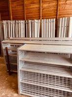 Weidepoorten, gegalvaniseerd staal , hout, hardhout,..