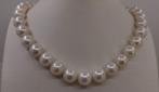 Collier - 14 carats Or blanc - Perles Edison 11x13mm, Nieuw