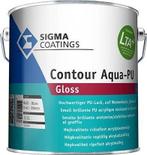 Sigma S2U Nova Gloss of Sigma Contour Aqua PU Gloss RAL 9010, Doe-het-zelf en Bouw, Verzenden, Nieuw