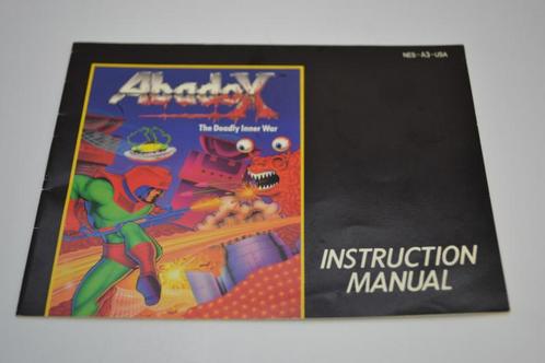 Abadox (NES USA MANUAL), Games en Spelcomputers, Spelcomputers | Nintendo Consoles | Accessoires