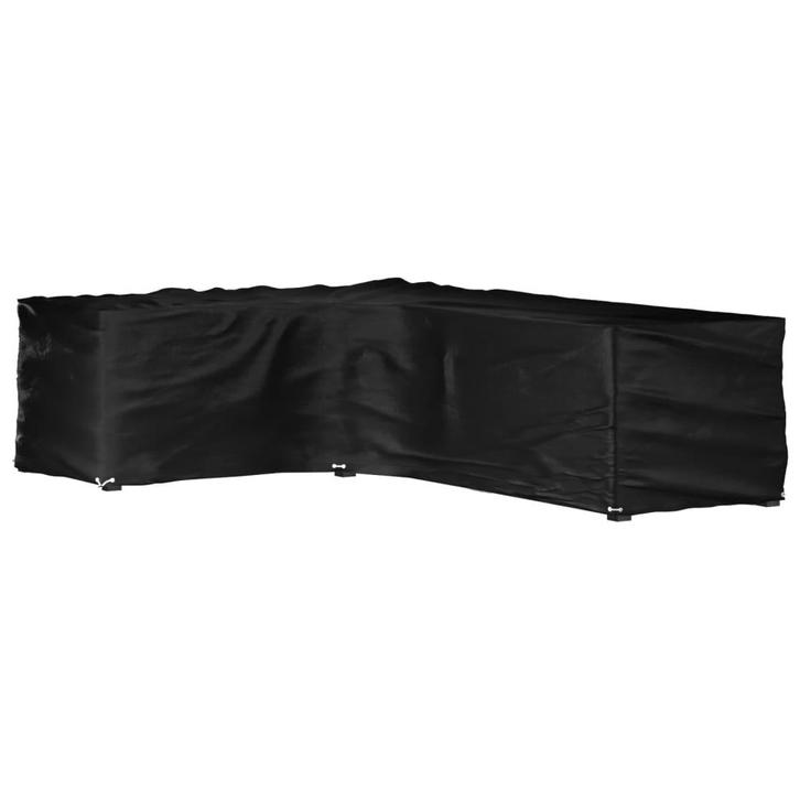 vidaXL Tuinmeubelhoezen met 16 oogjes L-vormig 210x260x80 cm, Tuin en Terras, Tuinmeubel-accessoires, Nieuw, Verzenden
