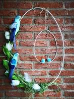 Papegaai op clip Blauw 25 cm per stuk, Nieuw