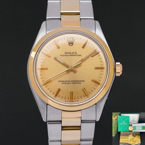 Rolex Oyster Perpetual 34 1002 uit 1976, Handtassen en Accessoires, Horloges | Dames, Verzenden