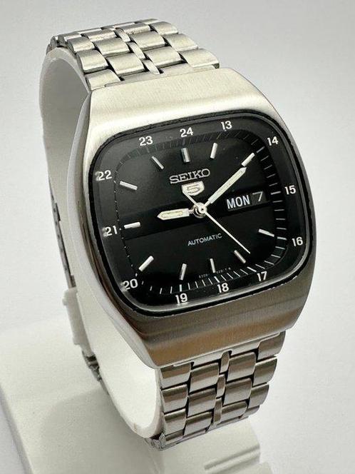 Seiko - Vintage Military Sunburst Blue Dial TV Screen, Handtassen en Accessoires, Horloges | Antiek