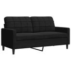 Tweezitsbank Zwart Fluweel | Tweede Kansje | Kwaliteit!, Huis en Inrichting, Zetels | Zetels, Verzenden, 150 tot 200 cm, 75 tot 100 cm