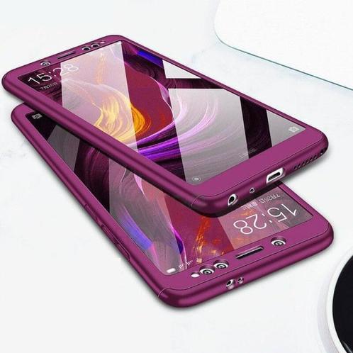 Xiaomi Redmi 5 Plus Full Cover - 360° Body Hoesje Case +, Télécoms, Téléphonie mobile | Housses, Coques & Façades | Marques Autre
