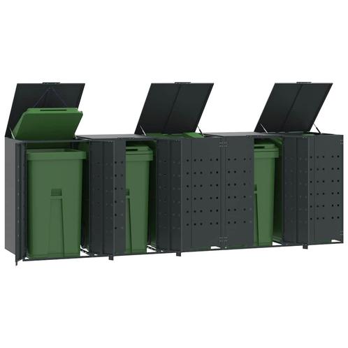 vidaXL Containerberging 5 containers 345x79x117 cm staal, Doe-het-zelf en Bouw, Containers, Verzenden