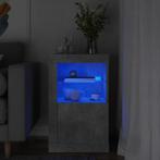 vidaXL Bijzetkast met LED-verlichting bewerkt hout, Huis en Inrichting, Verzenden, Nieuw