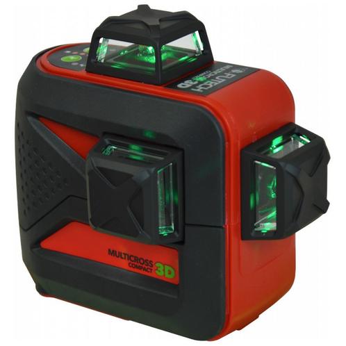 FUTECH 3D Laser 3x360° Groen: MultiCross Compact OP=OP, Doe-het-zelf en Bouw, Meetapparatuur, Nieuw, Verzenden