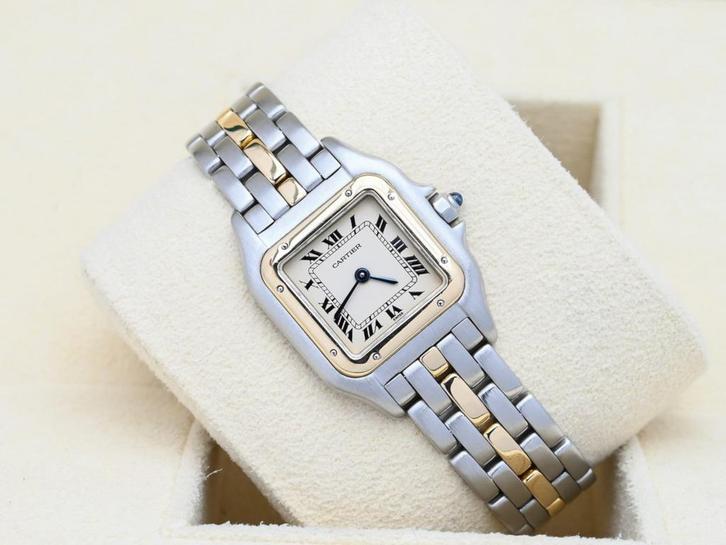 Cartier Panthere Ref. 66921 Year 1995 (Full Set), Handtassen en Accessoires, Horloges | Dames, Goud, Zo goed als nieuw, Goud, Overige merken