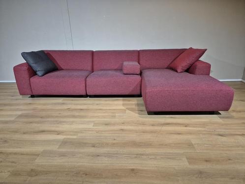 Montel Multi Plus Hoekbank - Rood- Grijs - Stof - Design, Huis en Inrichting, Zetels | Zetels en Chaises Longues, 300 cm of meer