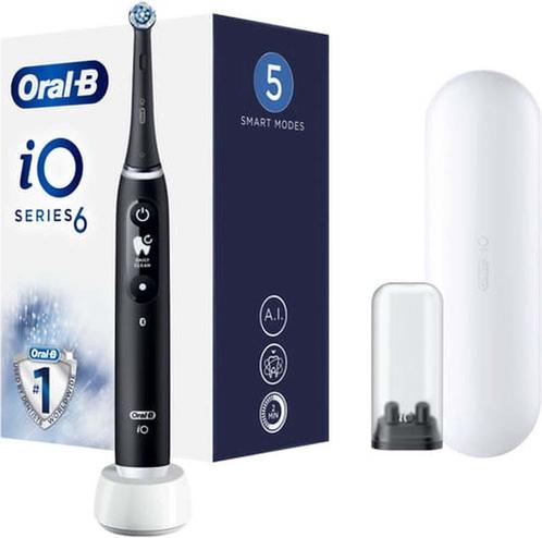 Tweedekans - Oral-B IO 6 zwart - Elektrische tandenborstel, Electroménager, Équipement de Soins personnels, Enlèvement ou Envoi