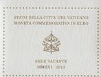 Vatican. 2 Euro 2013 Sede Vacante (Sans prix de réserve), Postzegels en Munten