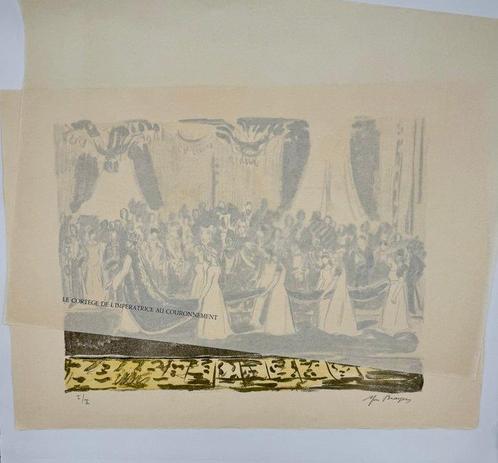 Yves Brayer - Limited - LE CORTEGE DE LIMPERATRICE AU, Antiek en Kunst, Antiek | Overige Antiek
