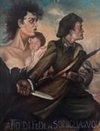 Propaganda di guerra - Da Clemente Tafuri - Panneau -