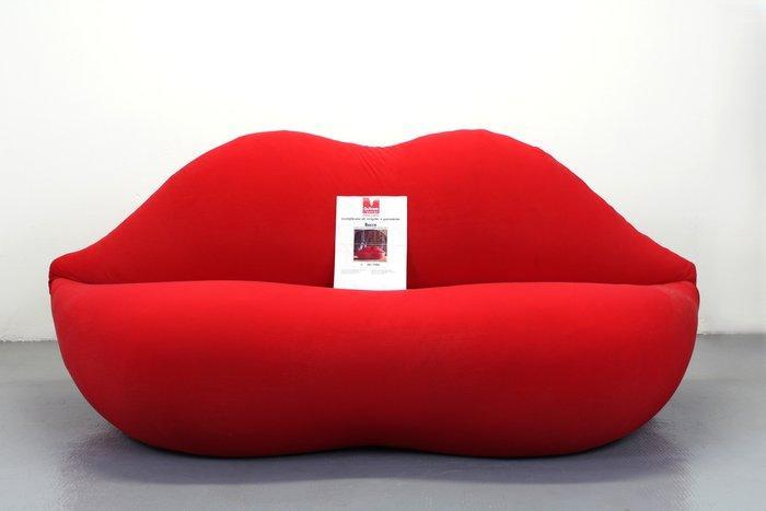 Gufram - Studio 65 - Sofa - Bocca - Textiel, Polyurethaan,, Antiquités & Art, Art | Objets design