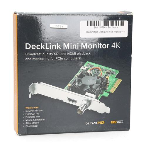 Blackmagic DeckLink Mini Monitor 4K, Audio, Tv en Foto, Fotografie | Fotostudio en Toebehoren, Zo goed als nieuw, Ophalen of Verzenden
