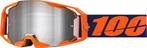 100% Armatic Crossbril Neon Orange - Silver mirror lens ( 20, Motoren, Verzenden, Nieuw