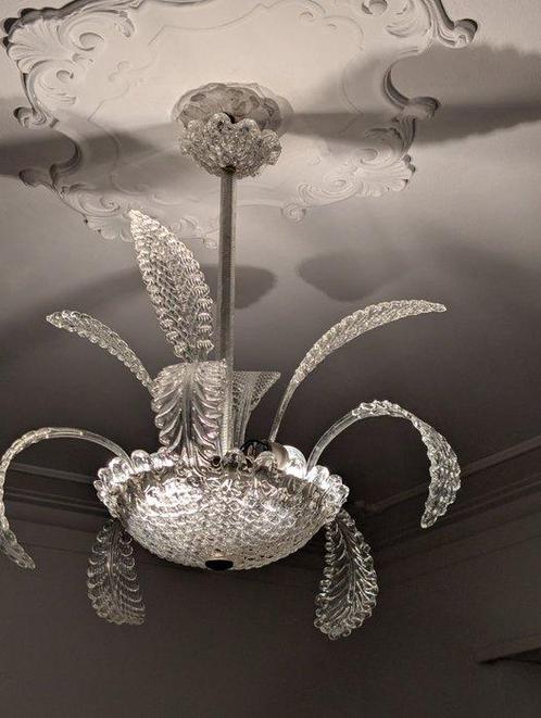 Murano - Kroonluchter - Glas - stijl Barovier, Antiek en Kunst, Antiek | Verlichting