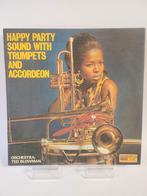 Happy Party Sound with Trumpets and Accerdeon LP Vinyl, Cd's en Dvd's, Vinyl | Overige Vinyl, Ophalen of Verzenden, Zo goed als nieuw