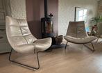 HEdesign - Fauteuil (2) - Leder, Staal - Design fauteuil