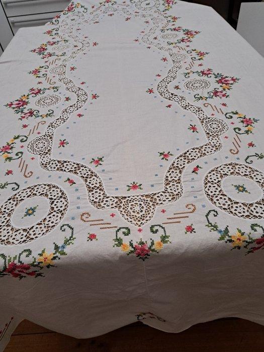 Tafelkleed - 240 cm - 160 cm, Antiek en Kunst, Antiek | Tapijten, Tafelkleden en Textiel