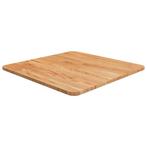 vidaXL Tafelblad vierkant 50x50x1,5cm massief eiken, Huis en Inrichting, Verzenden, Nieuw