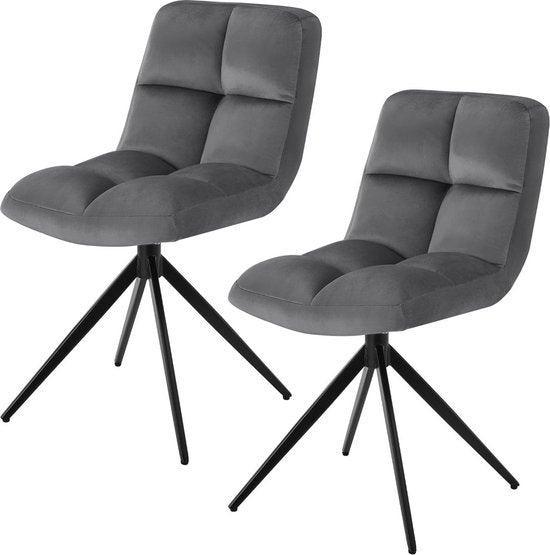 Tweedekans | Eetkamerstoel / Draaistoel Dallas - Set van 2 -, Huis en Inrichting, Stoelen, Ophalen of Verzenden
