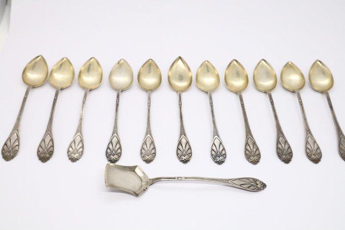 Lepel (12) - .833 zilver, Antiek en Kunst, Antiek | Zilver en Goud