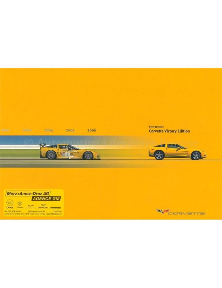2007 CHEVROLET CORVETTE BROCHURE ENGELS (FR), Livres, Autos | Brochures & Magazines