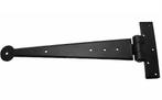 Gesmeed T-scharnier 306 mm ijzer zwart, Doe-het-zelf en Bouw, Nieuw, Overige materialen, Klink of Kruk