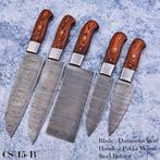 Keukenmes - Chefs knife - Pakka hout en gevouwen staal -